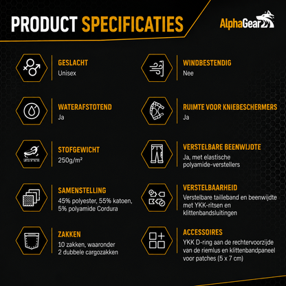AlphaGear® Tactische Broek